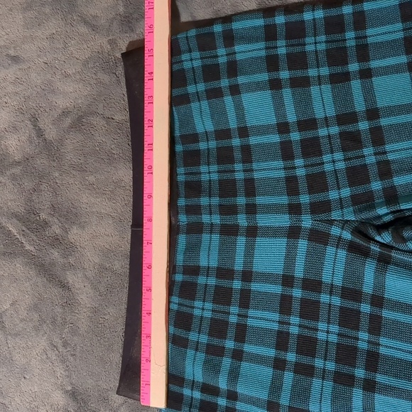 VICTORIA'S SECRET Thermal Long Pajama Set Green Buffalo Check NWT Sz Small - Picture 10 of 12